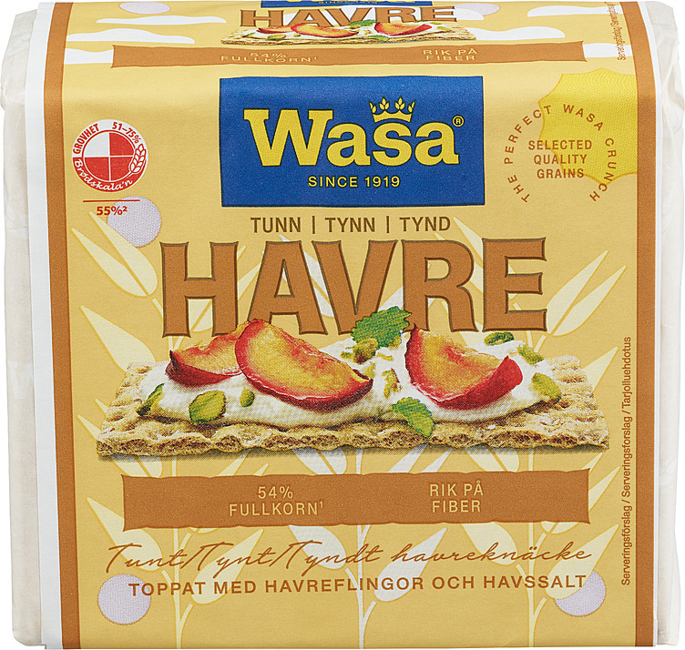 Wasa tynn havre   265g