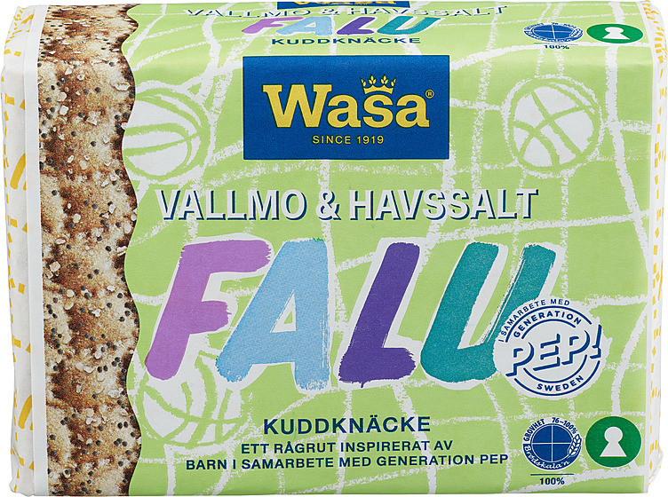 Knekkebrød falu rågrut valmuefrø  235g