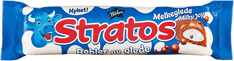Stratos melkeglede sjokoladebar  35g