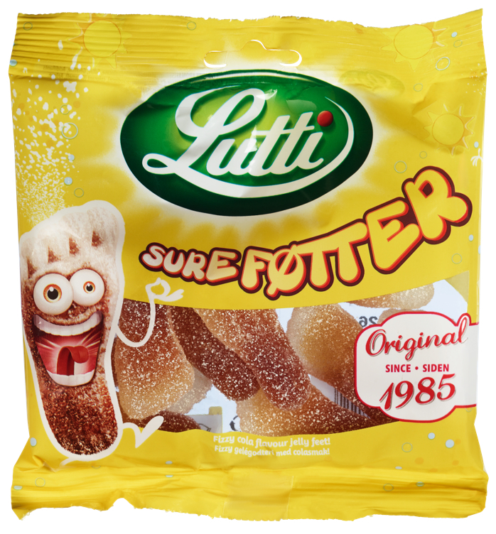 Lutti sure føtter    100g