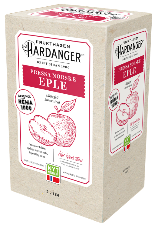 Eplejuice, norsk, bib  2l