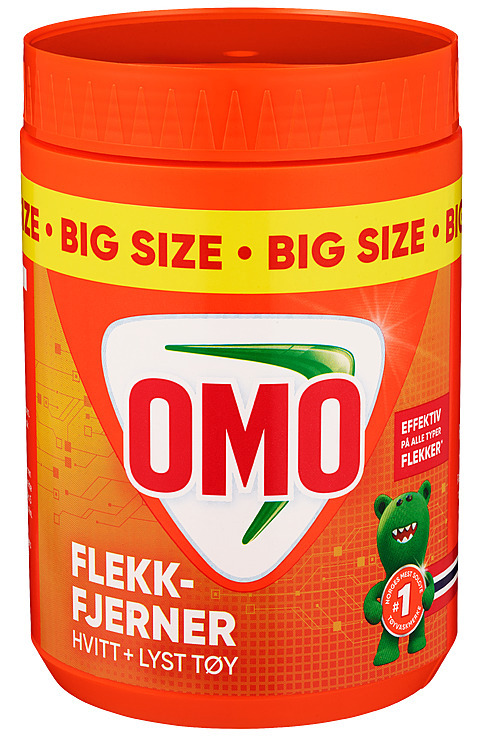 Omo hvitt flekkfjerner pulver  900g