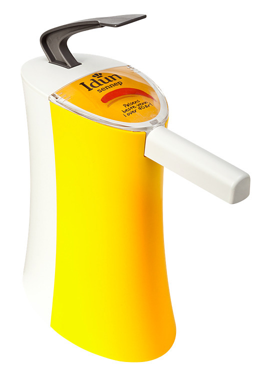 Idun dispenser sennep gul   1stk