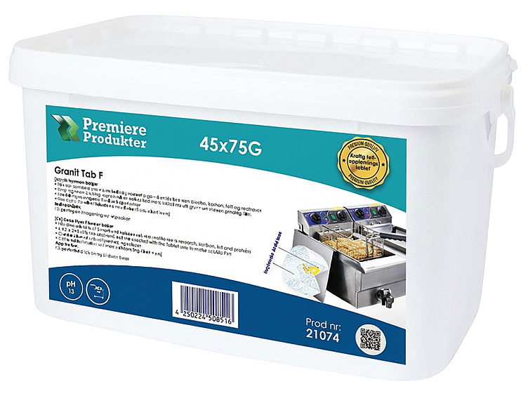 Granit tab f- frityrrens "premium quality" sp a 45stk  stk