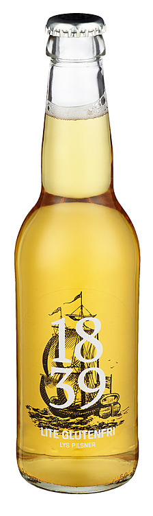 Arendals bryggeri 1839 lite glutenfri fl   4,3%   24x33cl