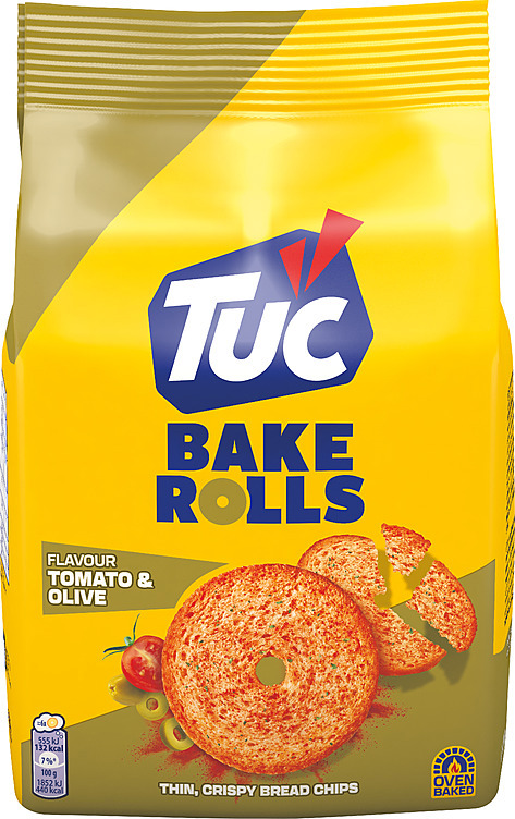 Tuc bake rolls tomat & oliven  150g