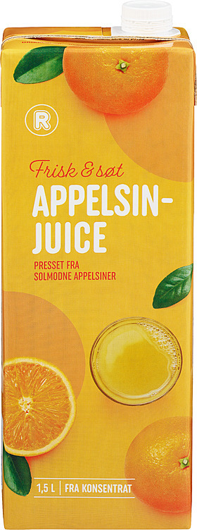 Rema 1000 appelsinjuice  1,5l