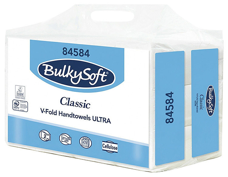 Singelfold easybag v-falset classic ultra 2lag 3000stk