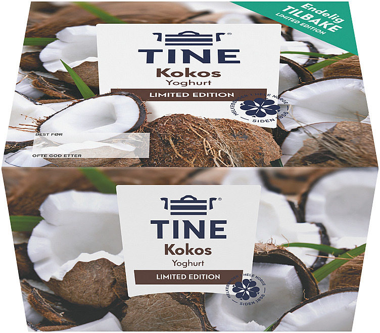 Yoghurt kokos  4x150g
