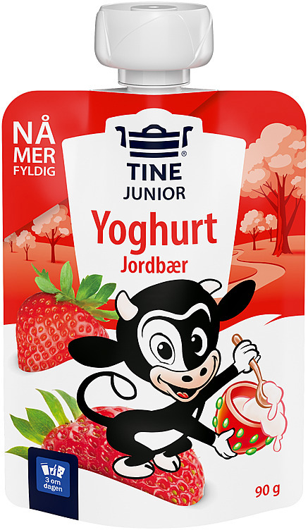 Sprett yoghurt jordbær 90g