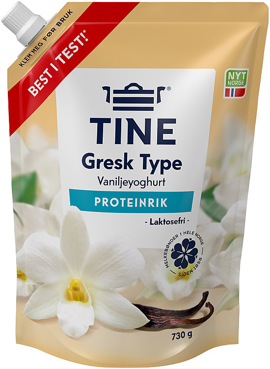 Yoghurt vanilje gresk type  730g