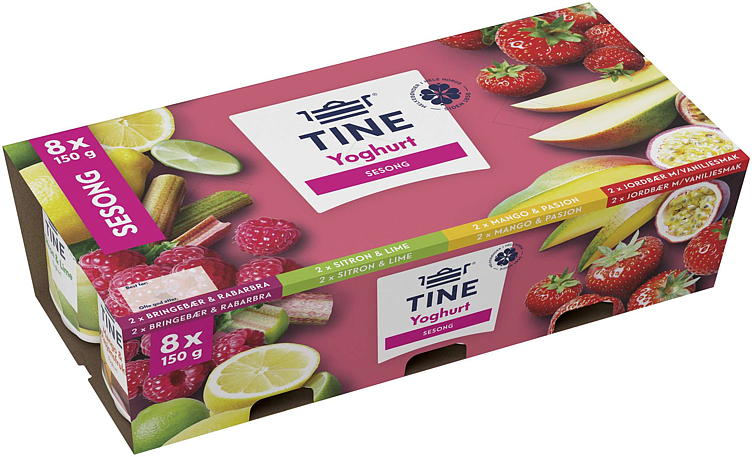 Yoghurt vårfrisk   8x150g