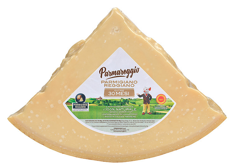 Parmesan 30mnd 2xca4,5kg    kg