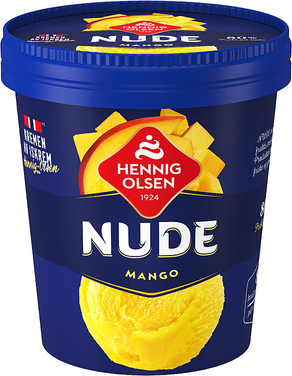 Nude mango sorbet 80% frukt   500ml
