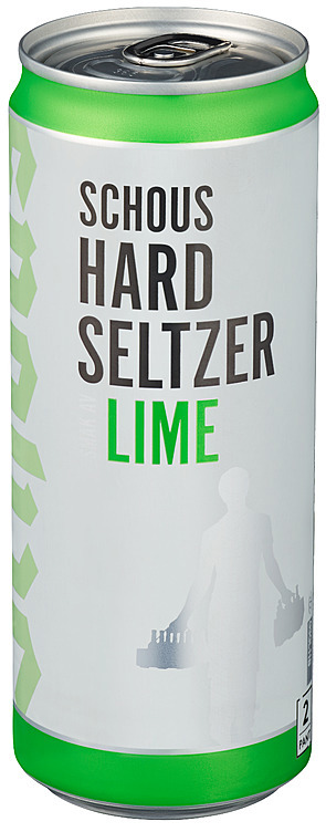 Schous hard seltzer lime   24x33cl