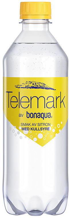 Telemark kildevann m/kullsyre sitron   24x0,5l