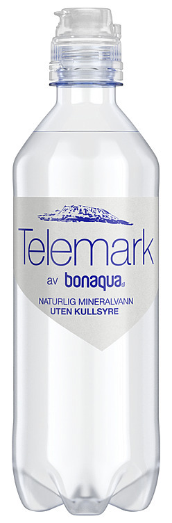 Telemark kildevann m/sportscap u/kulls. naturell  24x0,5l