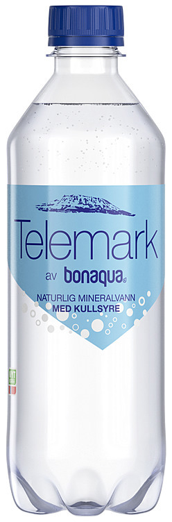 Telemark kildevann m/kullsyre naturell   24x0,5l
