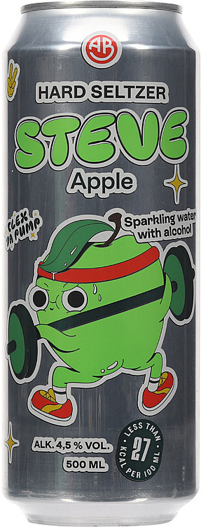 Steve hard seltzer apple   4,5%   24x50cl