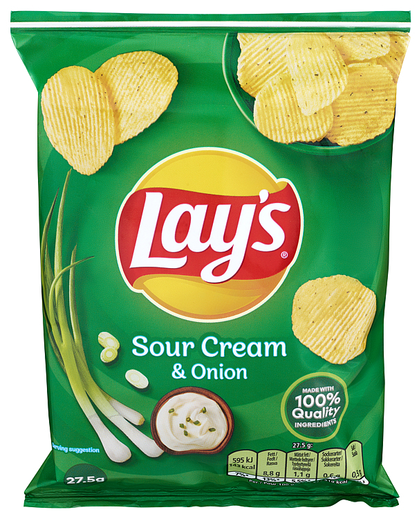 Lay's sour cream & onion  27,5g