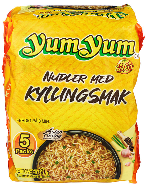Kyllingnudler  5x60g
