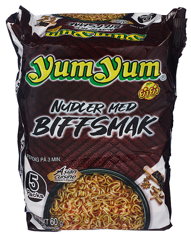 Biffnudler  5x60g