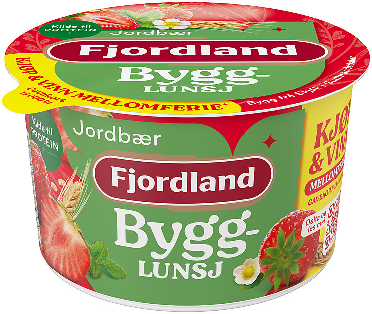 Byggrynslunsj m/jordbær     150g