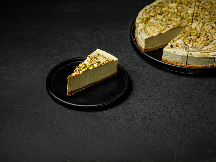 Cheesecake pistasj oppdelt  1600g