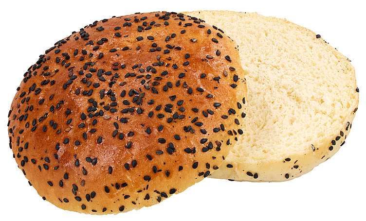 Premium brioche black sesam pre-sliced  60x85g