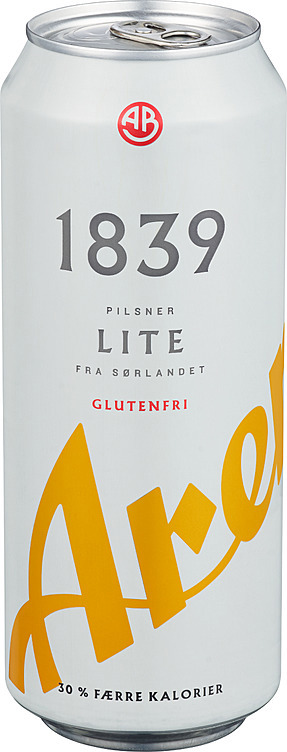 1839 lite pils glutenfri   4,3%   24x50cl