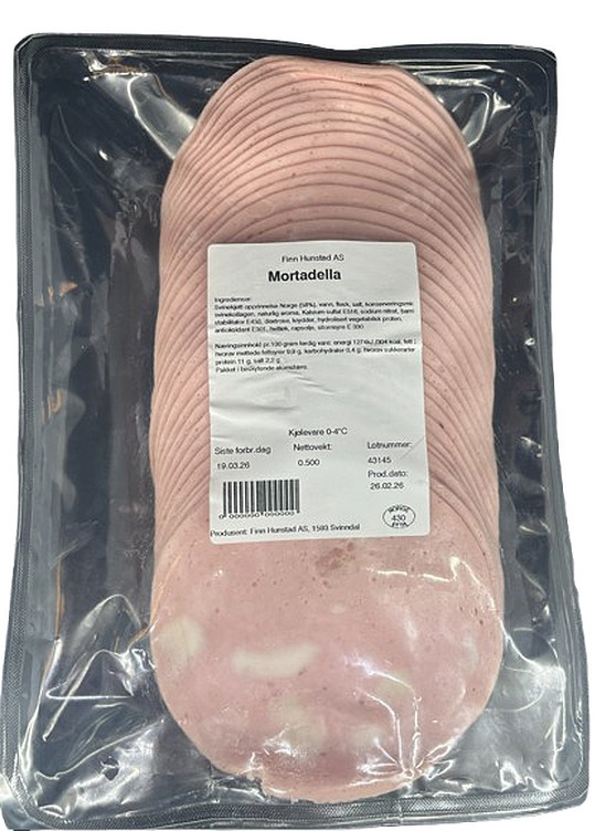 Mortadella skåret  500g
