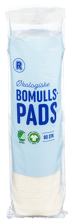 Bomullspads økol.  80stk