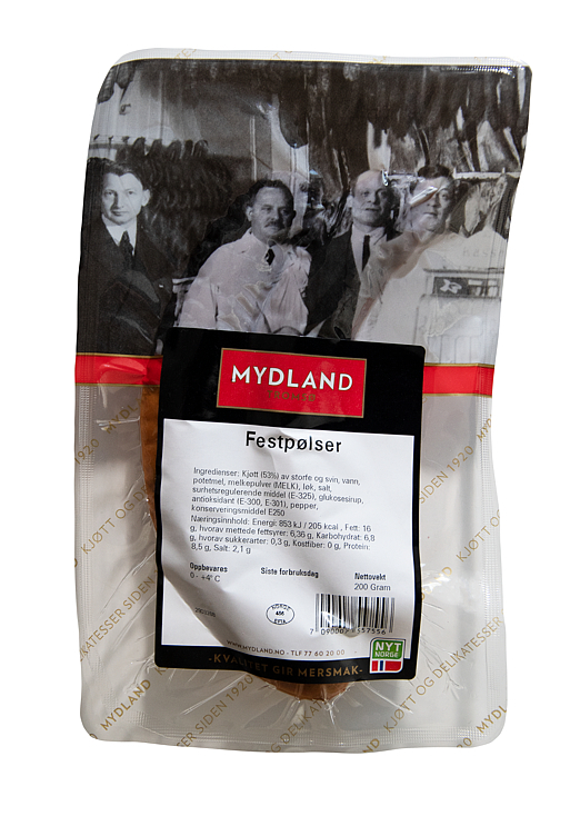 Festpølser 2pk  200g