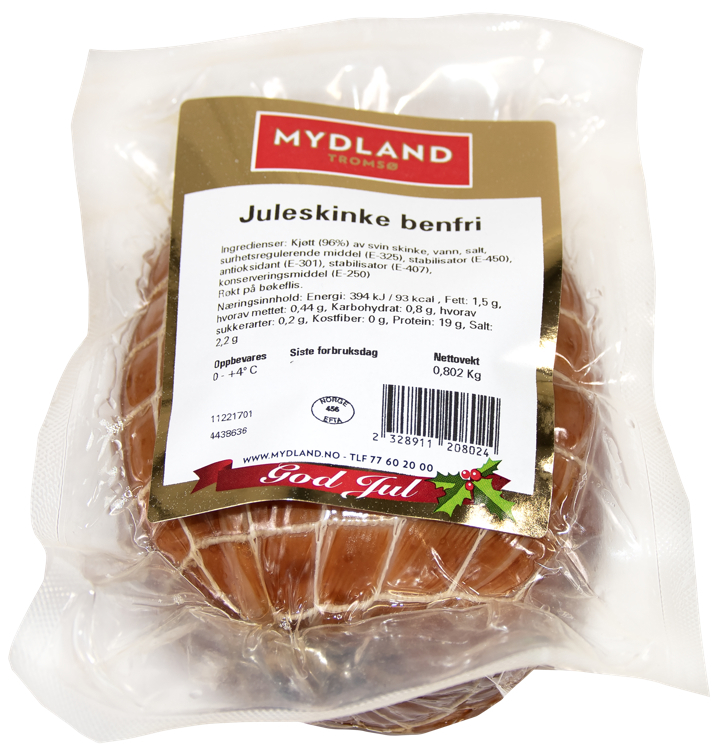 Juleskinke kokt benfri   kg