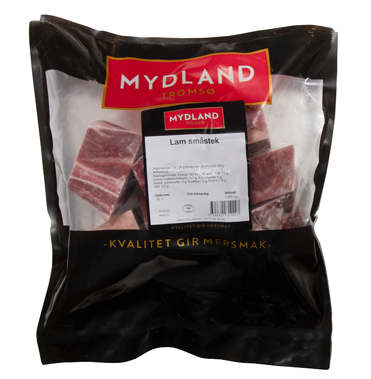 Lam småstek ca fryst   kg