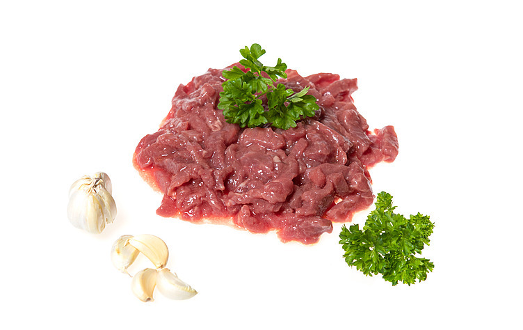 Biffstrimler naturell halal  kg