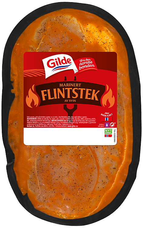 Flintstek marinert 5xca1kg  kg