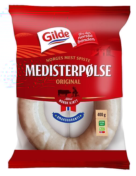 Medisterpølse kokt 400g