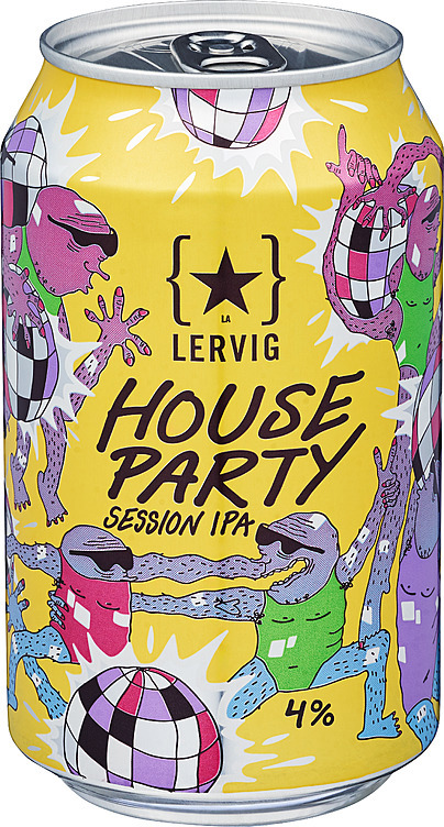 Lervig house party bx   4%   24x33cl