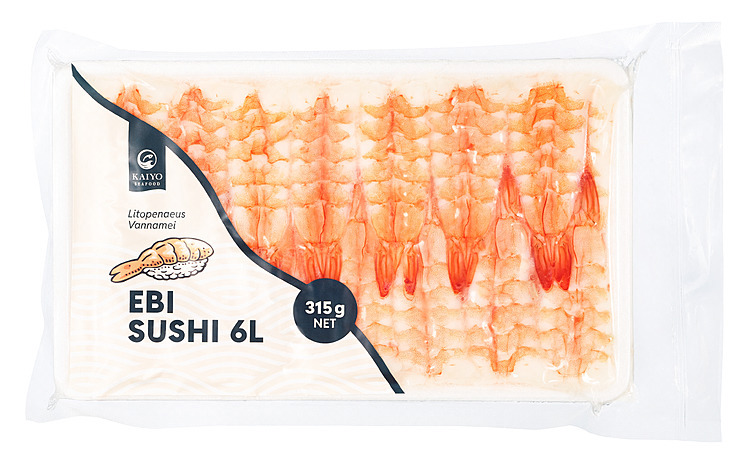 Sushi ebi  6l brett  315g