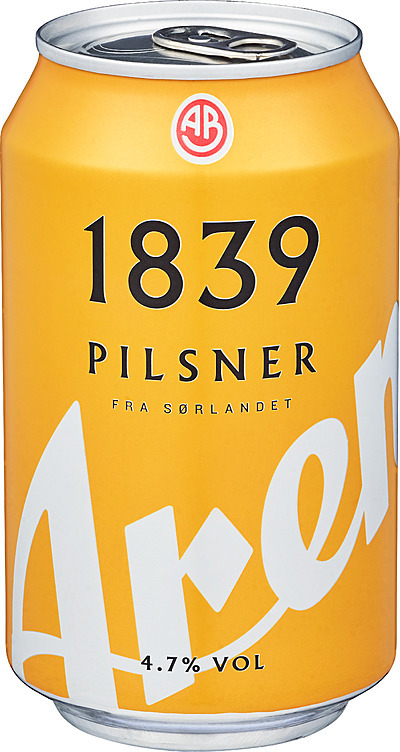 1839 pils   4,7%   12x33cl