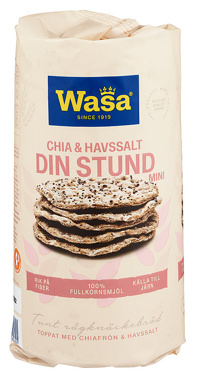 Mini din stund chia & havsalt   270g