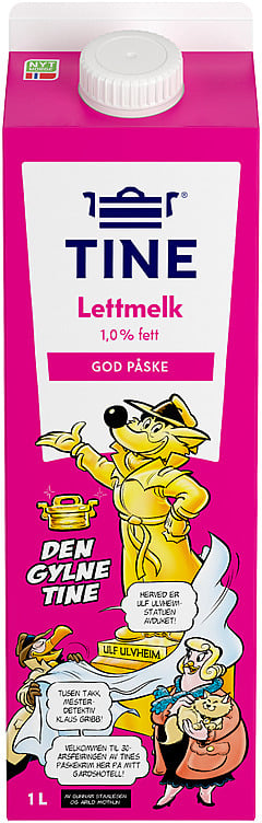 Lettmelk container   1l
