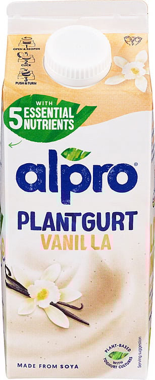 Plantgurt soya vanilje  750ml