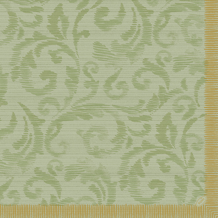 Serviett 3l 33cm richt damast pistachio  250stk