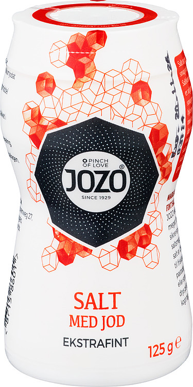 Jozo bordsalt m/jod  125g