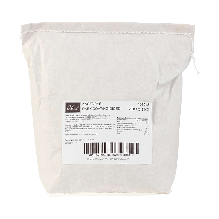 Kakedryss,sjokolade,odense  3kg