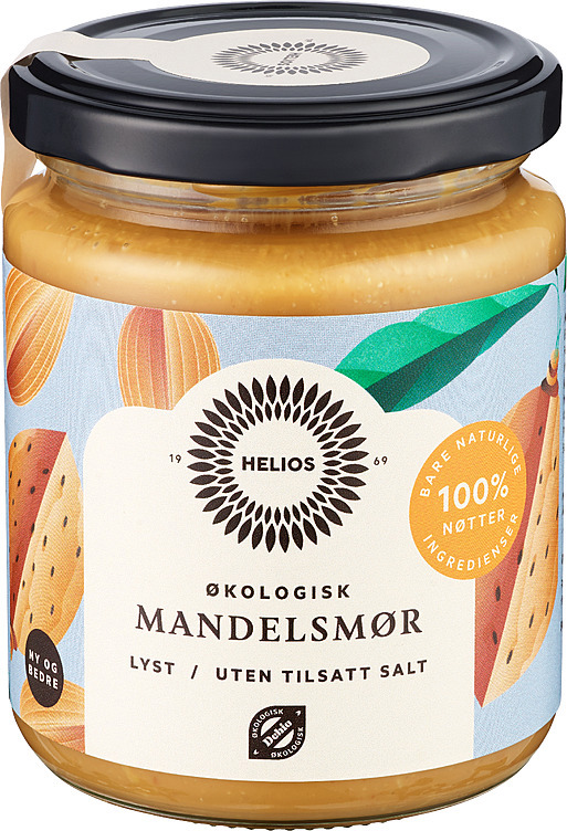 Mandelsmør lyst økol.    250g