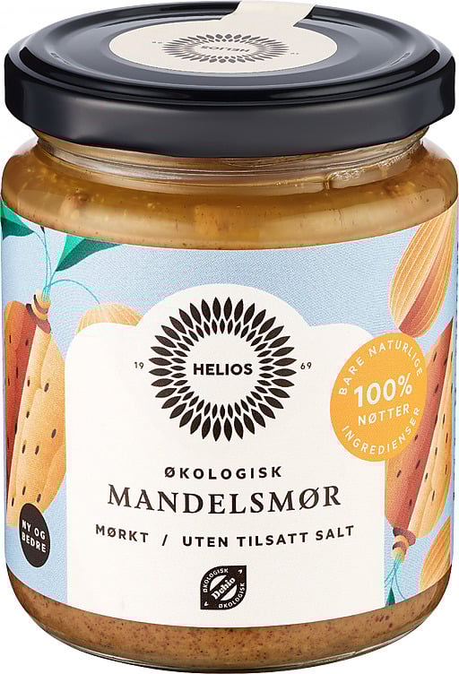 Mandelsmør mørk økol.    250g