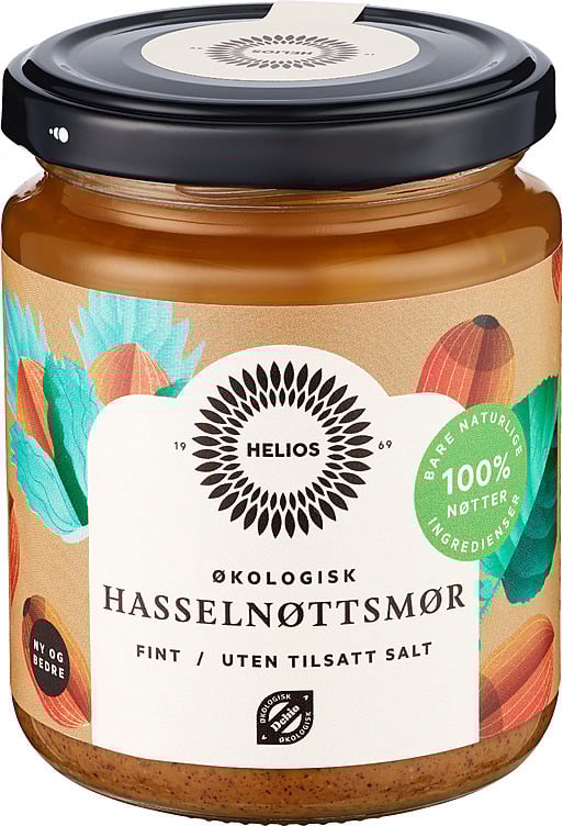 Hasselnøttsmør økol.    250g